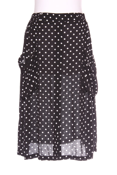 EB IVE Polka dot knee length skirt 14 Recycle Style