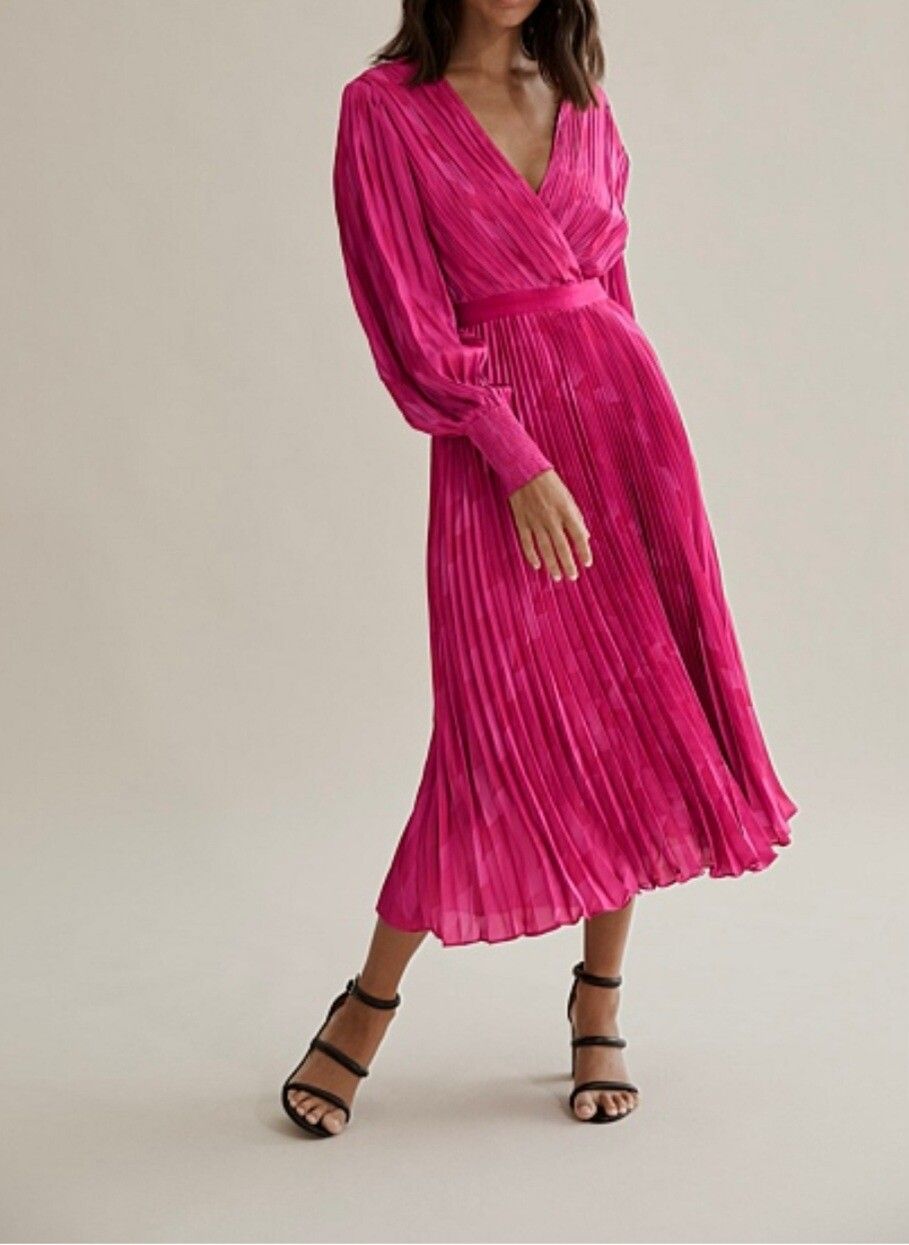 Country road clearance pink pleated skirt