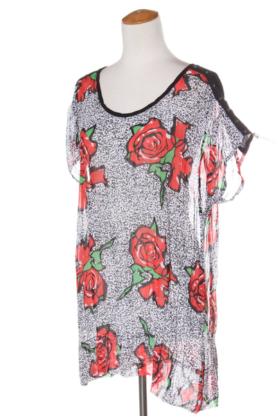 JACKI PETERS - Rose print tunic! 12-14 | Recycle Style | Preloved ...